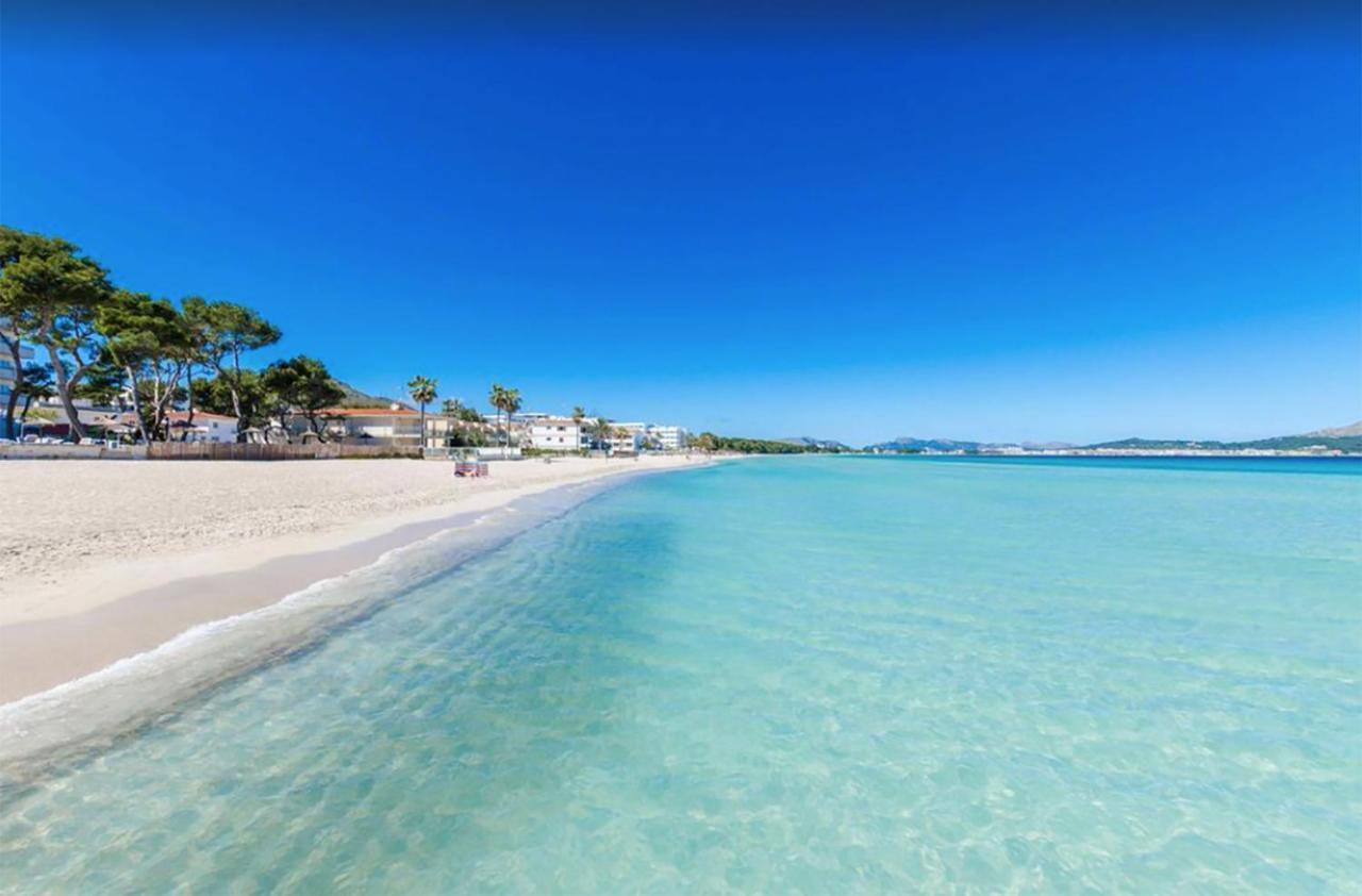 Benestar Pool And Beach In Platja De Muro Villa Esterno foto