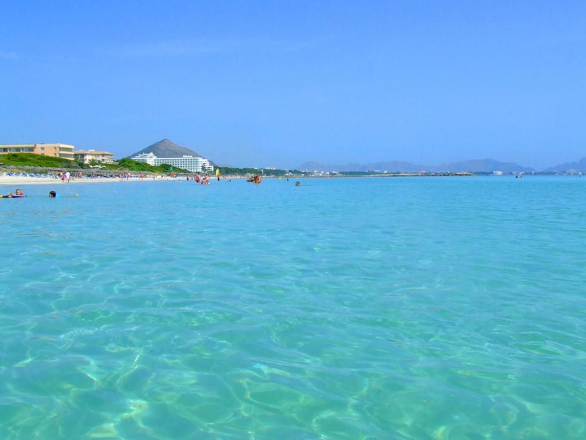 Benestar Pool And Beach In Platja De Muro Villa Esterno foto